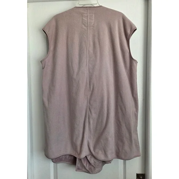 Konny Fleece Cover for Two Wrap Cape Jacket Winter Warm Vest Taupe One Size Cozy - Picture 2 of 9